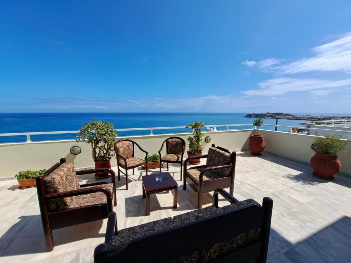Seaview Flora'S Luxury Apartment-300Meters From The Beach ريثيمنو المظهر الخارجي الصورة