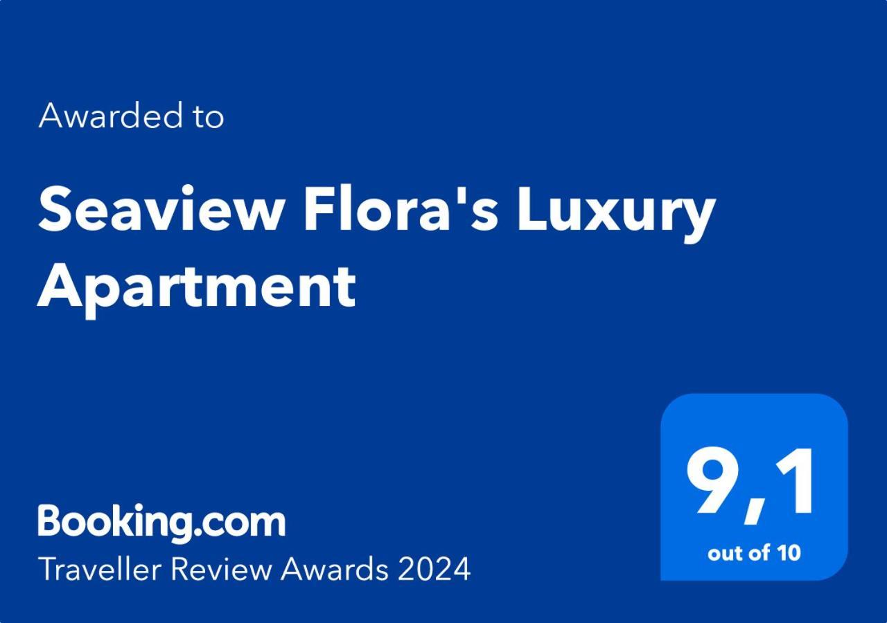 Seaview Flora'S Luxury Apartment-300Meters From The Beach ريثيمنو المظهر الخارجي الصورة